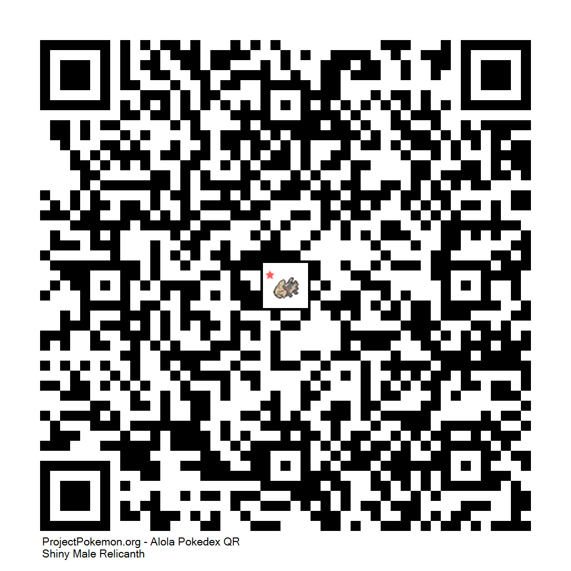 Cdigo QR de Relicanth variocolor